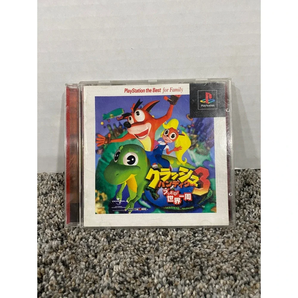 Video Game Sony PlayStation 1 Crash Bandicoot 3 NTSC-J Import Good